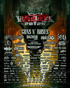 Wacken Open Air 2025 - Affiche complète